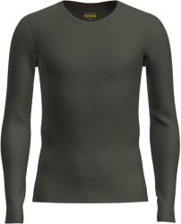 Icebreaker Mens 175 Everyday LS Crewe férfi póló L / zöld/szürke
