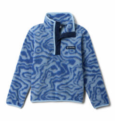 Columbia Helvetia II Printed Half Snap Fleece Mountain Blue T gyerek pulóver Gyerek XS / kék
