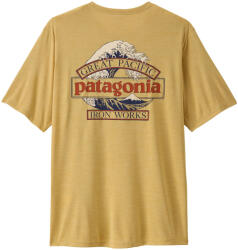 Patagonia Men's Capilene Cool Daily Shirt - Great Waves férfi póló L / sárga