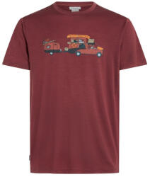 Icebreaker Men Merino 150 Tech Lite SS Tee Transportage férfi funkcionális póló L / burgundi vörös