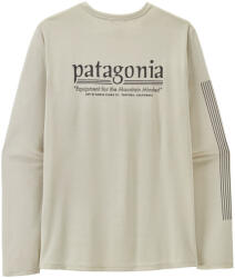 Patagonia M's L/S Cap Cool Daily Shirt - Hut Tripper férfi póló XL / fehér