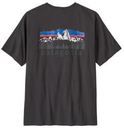 Patagonia M's Fitz Roy Foothills T-Shirt férfi póló L / fekete