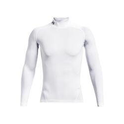 Under Armour HG Armour Comp Mock LS férfi póló XL / fehér/fekete