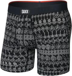 Saxx Vibe Xtra Soft Comfort Boxer Brief Fly boxeralsó M / fehér/fekete
