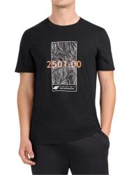 4F Tshirt M3571 férfi póló XL / fekete