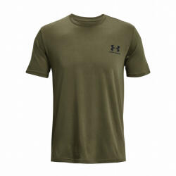 Under Armour Sportstyle Left Chest SS férfi póló XXL / sötétzöld