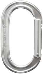 Black Diamond Oval Keylock karabiner ezüst