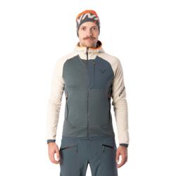 DYNAFIT Radical Wool Hooded Jkt M férfi funkcionális pulóver M / szürke/fehér