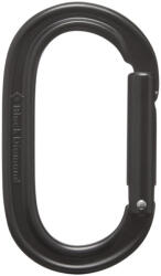 Black Diamond Oval Keylock karabiner fekete