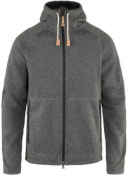 Fjällräven Övik Fleece Hoodie M férfi pulóver L / sötétszürke