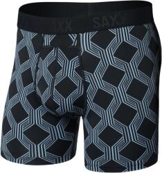 Saxx Smooth Flex Light Compression Boxer Brf boxeralsó XL / fekete/fehér
