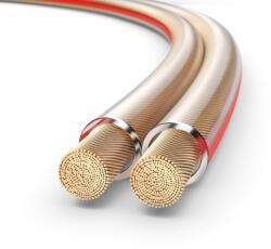 PureLink Cablu difuzor PureLink OFC 2x1, 50 mm2 (0, 20 mm), 30, 0 m, transparent cu curbă caracteristică roșie - SP050-030 (SP050-030)
