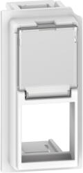 Legrand Adaptor Keystone RJ45 1M Living Now Bticino alb KW07K (KW07K)