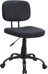 TopMebel Офис стол Romano TopMebel от PU кожа в черен цвят 46x53x79/86cm