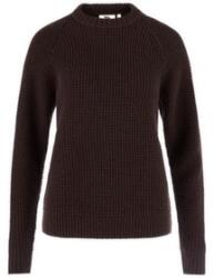 Fjällräven Övik Waffle Knit Women Pulover Black Oak S