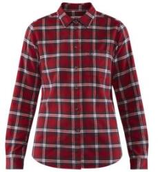 Fjällräven Övik Flannel Shirt Women Cămașă cu mânecă lungă Deep Red S