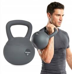 Xtrexo Kettlebell puha Xtrexo 10 kg szürke Vinil Ideális Blokk Lakáshoz (XTO-B5J003-GY)