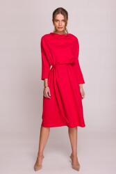 Stylove túlméretezett ruha modálból piros S403 Eu S/m S403 (S403 CZERWONY S/M)