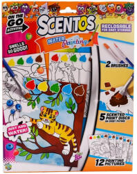 WeCool Toys Carte de colorat magică Scentos, Junglă, set de 12 bucăți (10491A)