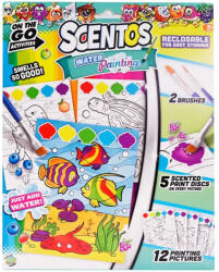 WeCool Toys Carte de colorat magică Scentos, Lumea subacvatică, set de 12 bucăți (10491B)