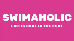 Swimaholic Törülköző swimaholic big logo microfibre towel rózsaszín