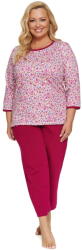 Doctor Nap pijama de damă PB. 7558 FUCHSIA MEADOW: XL (PB.7558.FUCHSIA_MEADOW XL)