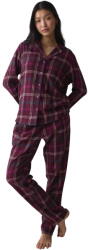 Triumph pijama damă cu nasturi Triumph Boyfriend PW 01 X Checks roșu: 42 (10225075_M006 42)