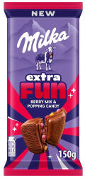 Milka Extra Fun Berry Mix & Popping candy 150g