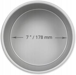 PME Kerek tortaforma eloxált alumínium [178mm] [51mm] (72111)