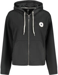 Converse női cipzáras kapucnis pulóver fekete (CVW6H546_NE001BLK_M)