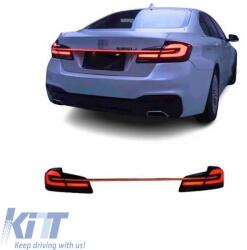  LED tuning hátsó lámpa szett BMW 5-ös E60 07.2003-2007 piros/fehér, bal és jobb (ABTLB6020992)
