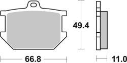BREMBO Street szénszál-kerámia fékbetétek - 07YA0309 BREMBO Fékrendszer és alkatrészei Fékbetétek, fékpofák és féktárcsák Tárcsafékbetétek