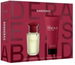 Antonio Banderas Set Antonio Banderas Diavolo, Barbati, Eau de Toilette 50 ml + Balsam dupa ras 75 ml