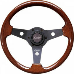 Luisi Volan Auto Imola Lemnos Triactin cu Diametru 31cm Negru/Maro 33102 (33102)