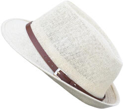 Aria Bags Hats Pălărie Pentru Bărbați Din Paie Fedora Albă M5721 (Μ5721)