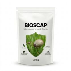 Bioscap Insecticid Bio Pulbere Diatomee (SiO2) Anti-Capuse Imprastiere Contact - Boala Lyme, Curte, Gradina, Gazon, Adapost Animale 500G