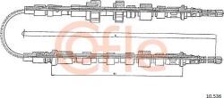 Cofle 10.536 - Cablu, frana de parcare - CABLU. FRANA DE PARCARE - compatibil 6161952 - Cofle-10.536 (COFLE10536)