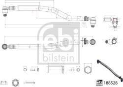 FEBI Bilstein 188528 - BARA DIRECTIE FEBI CSNBB - compatibil Volvo - FEBI Bilstein-188528 (FEBIBILSTEIN188528)