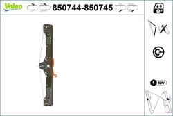 VALEO 850744 - MECANISM ACTIONARE GEAM - compatibil Fiat - VALEO-850744 (VALEO850744)