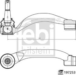 FEBI Bilstein 197253 - Cap de bara - FEBI Bilstein-197253 (FEBIBILSTEIN197253)