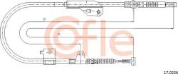 Cofle 17.0236 - Cablu, frana de parcare - CABLU. FRANA DE PARCARE - compatibil Nissan - Cofle-17.0236 (COFLE170236)