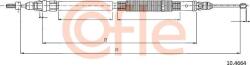 Cofle 10.4664 - Cablu, frana de parcare - CABLU. FRANA DE PARCARE - compatibil 9683025380 - Cofle-10.4664 (COFLE104664)