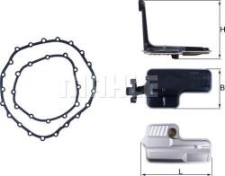 MAHLE HX 192D - Filtru hidraulic, cutie de viteze automata - Filtru ulei cutie viteze AUDI A4 B8. A5. A6 C7. A7 1.8 - 3.2 06.07 - 09.18 - MAHLE-HX 192D (MAHLEHX192D)