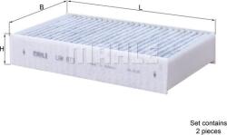 MAHLE LAK 873/S - Filtru, aer habitaclu - MAHLE-LAK 873/S (MAHLELAK873S)