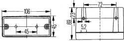 HELLA 2ZR 006 609-081 - LAMPA MERS INAPOI - compatibil 81252036016 - HELLA-2ZR 006 609-081 (HELLA2ZR006609081)