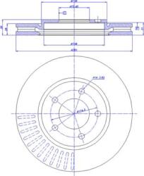 Bosch 0 986 478 109 - DISC FRANA - compatibil Dodge - BOSCH-0 986 478 109 (BOSCH0986478109)