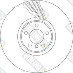 Textar Disc de frana din doua piese Fata dreapta fara pivot de fixare a rotii BMW X5 E70. X5 F15. F85. X6 E71. E72. X6 F16. F86 3.0D - 4. - Textar-92266525 (TEXTAR92266525)