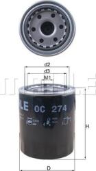 MAHLE OC 274 - FILTRU ULEI - compatibil Hyundai. Kia. Mazda. Mitsubishi - MAHLE-OC 274 (MAHLEOC274)