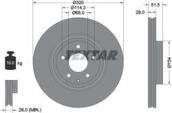 Textar 92315203 - Disc frana - Textar-92315203 (TEXTAR92315203)