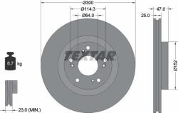 Textar 92177903 - Disc frana Fata - stanga / dreapta - fara pivot de fixare a rotii ACURA RSX. HONDA CR - V II. INTEGRA 2.0 - 2.2D - 2.4 09.01 - - Textar-92177903 (TEXTAR92177903)